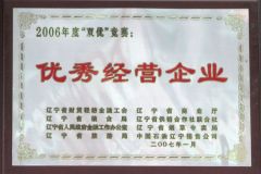 2006年度優(yōu)秀經(jīng)營企業(yè)